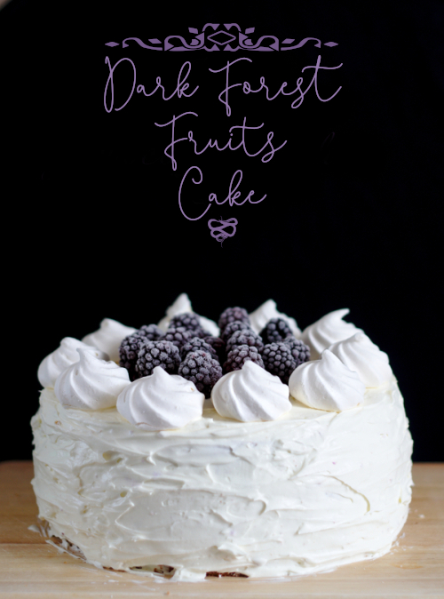 dark forest fruits cake