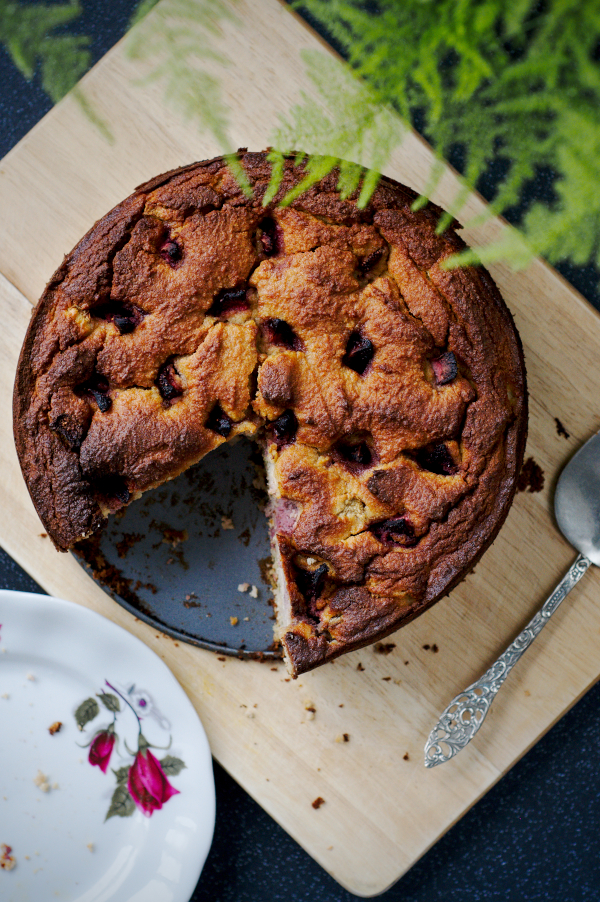 gluten free rhubarb cake