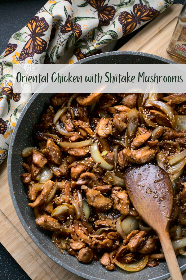 oriental chicken with shiitake mushrooms &&nbsp;sesame