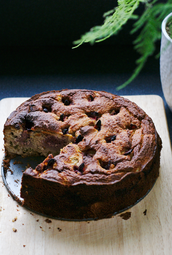 rhubarb cake coconut flour