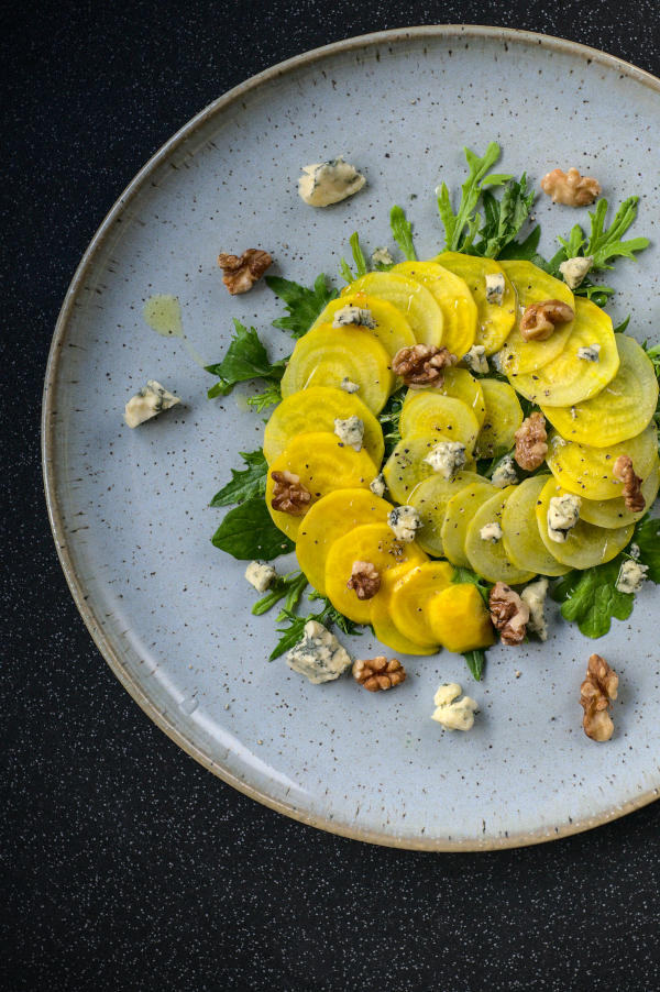 golden beetroot carpaccio
