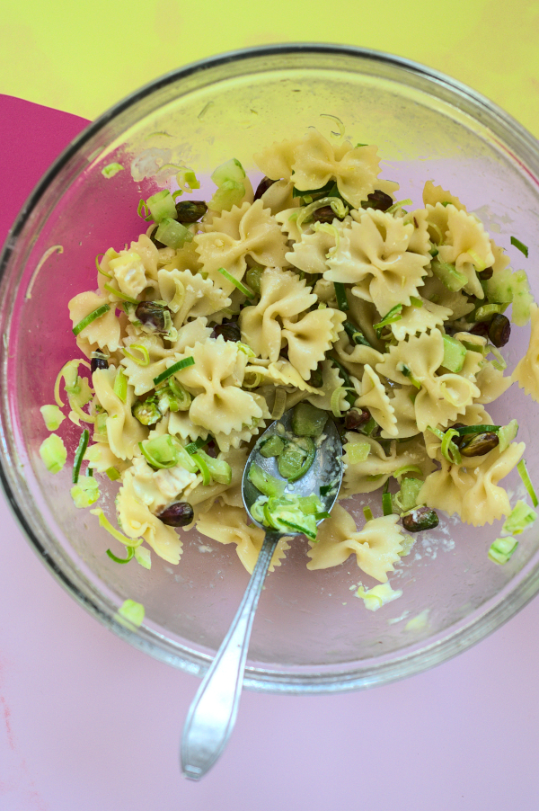 party time! – farfalle & pistachio pasta&nbsp;salad
