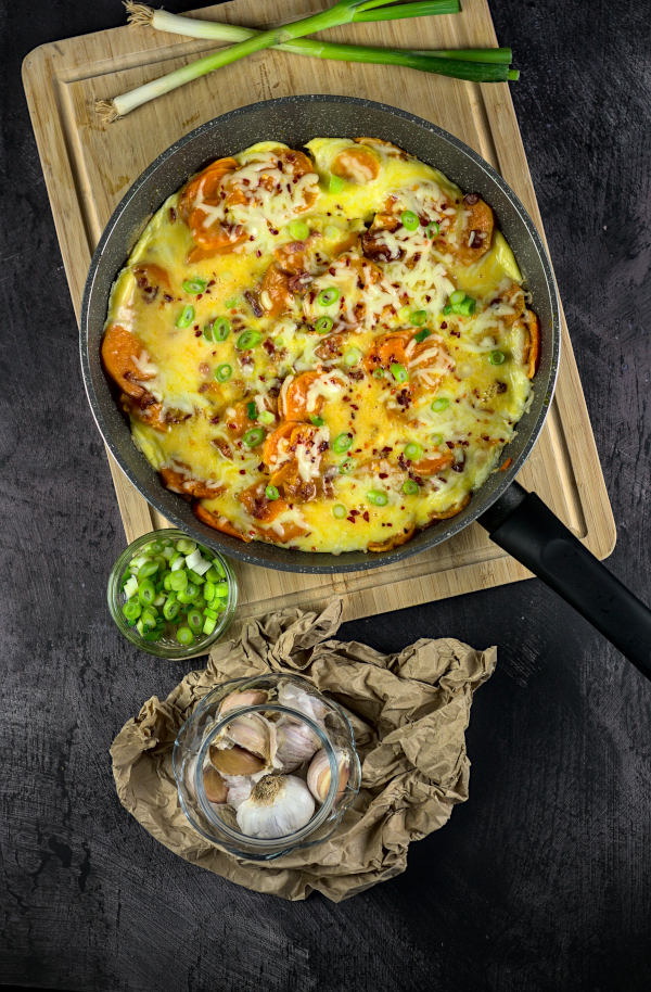 sweet potato frittata (or sweet potato&nbsp;omelette)